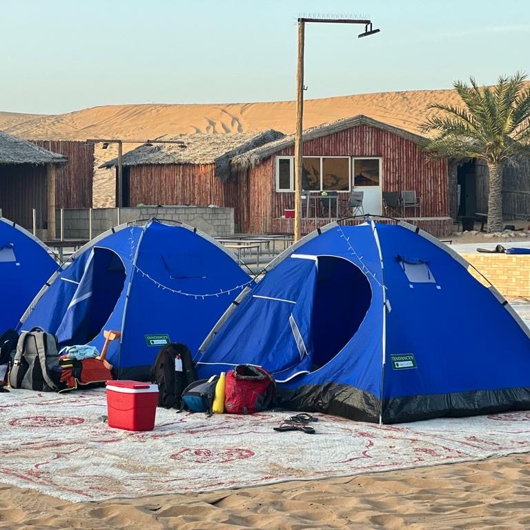 Desert Safari with overnight stay and breakfast. Dune bashing and 4x4 pick up and drop off included.