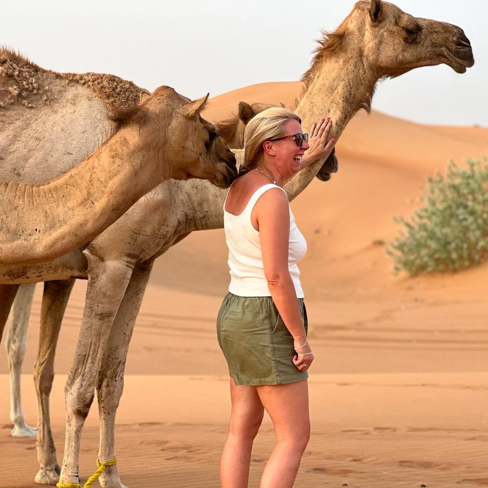 Private Afternoon Desert Safari with up to 7 people. See camels along the way and sandboarding with private 4x4 pick up.