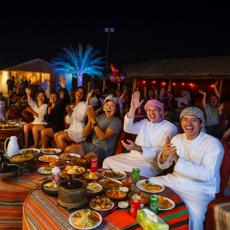 Desert Safari VIP Tables in the VIP Camp with Table food service. The Luxurious Desert Safari VIP Tour offers you all the comfort you can think of. With the VIP Package we will pick and drop you from your doorstep. You will have extra time for the afternoon activities. We will offer you a private VIP Table at the camp, with the shows and all facilities within reach.